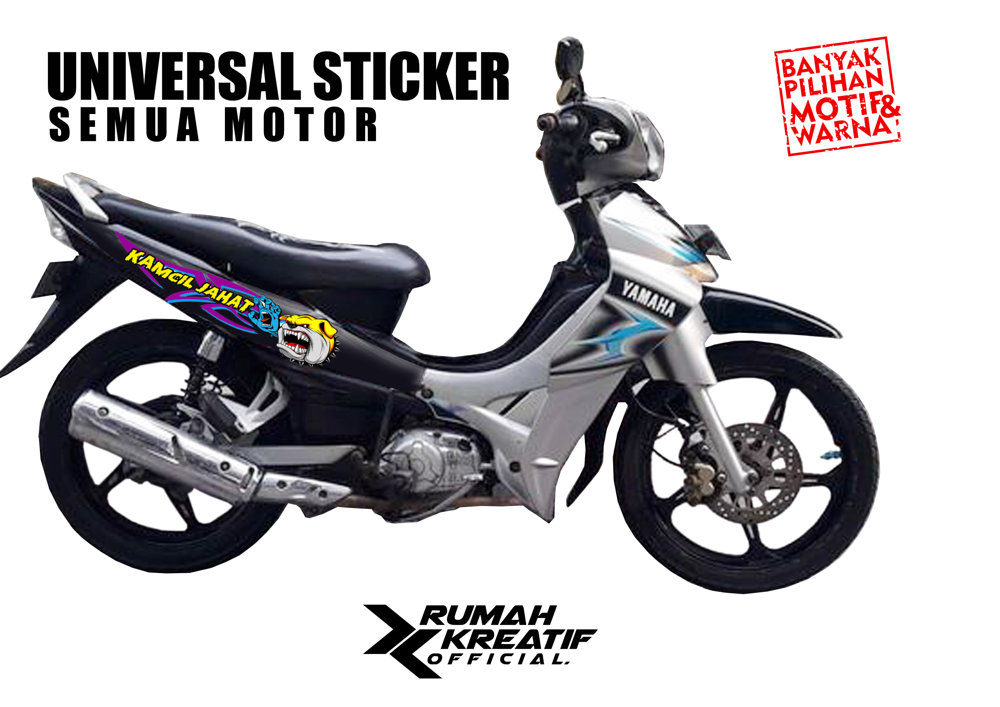 Universal Bebek Striping Stiker Decal Custom Variasi 001 Lazada Indonesia