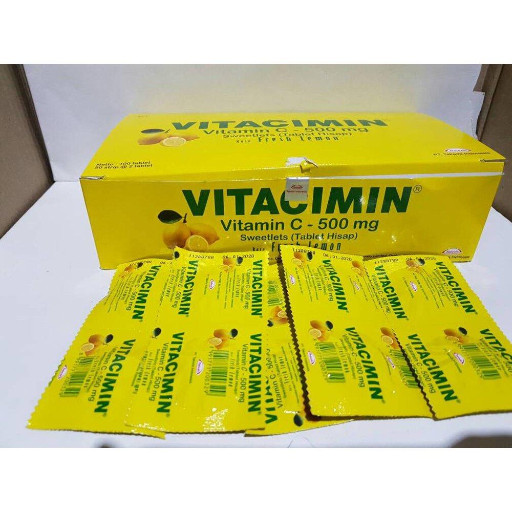 Vitacimin Tablet Vitamin C 500 Mg Per Strip Lazada Indonesia