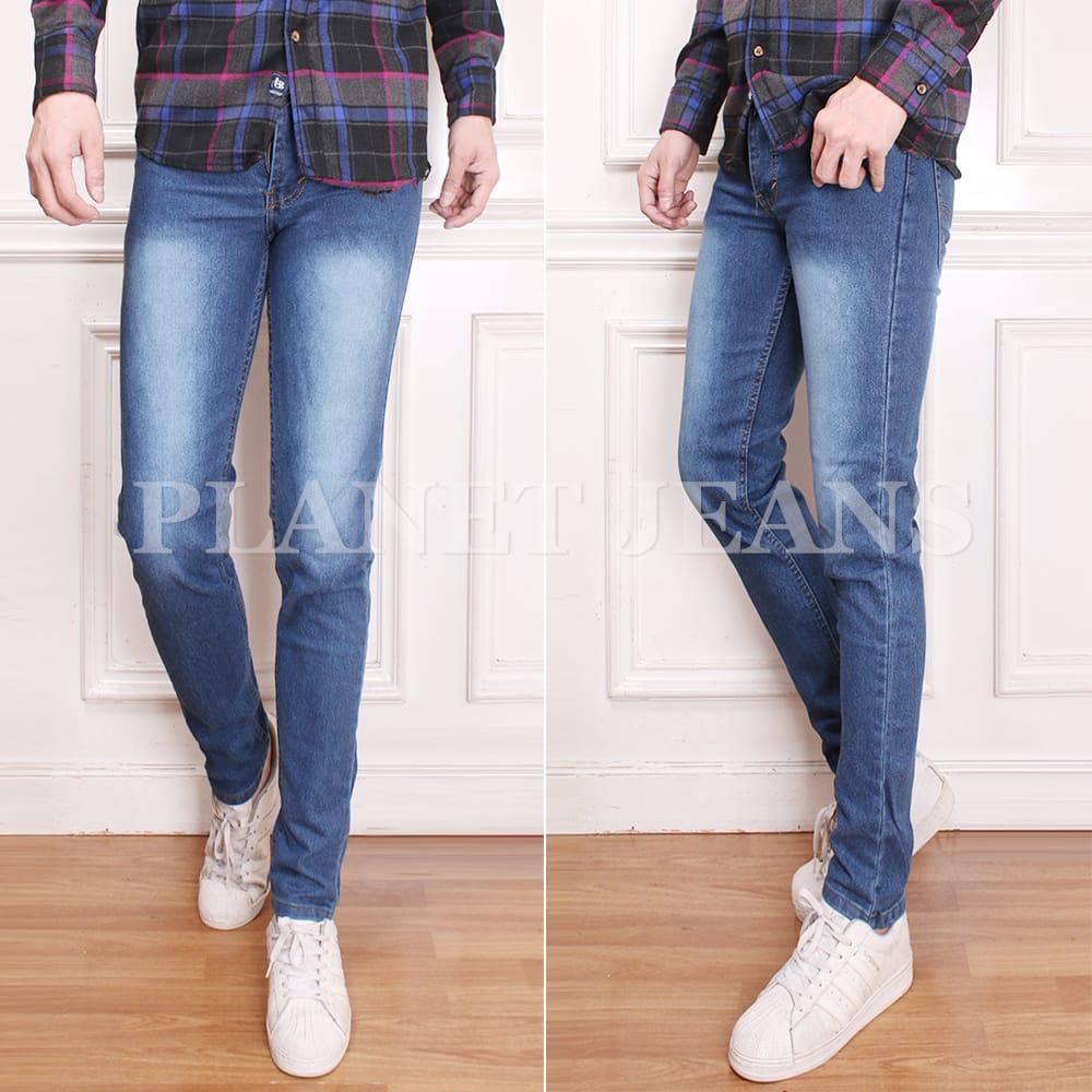 Likalimanda Jeans - Celana Panjang Pria Celana Pensil Berbahan Denim Stretch Soft Jeans Slims Fit Skinny