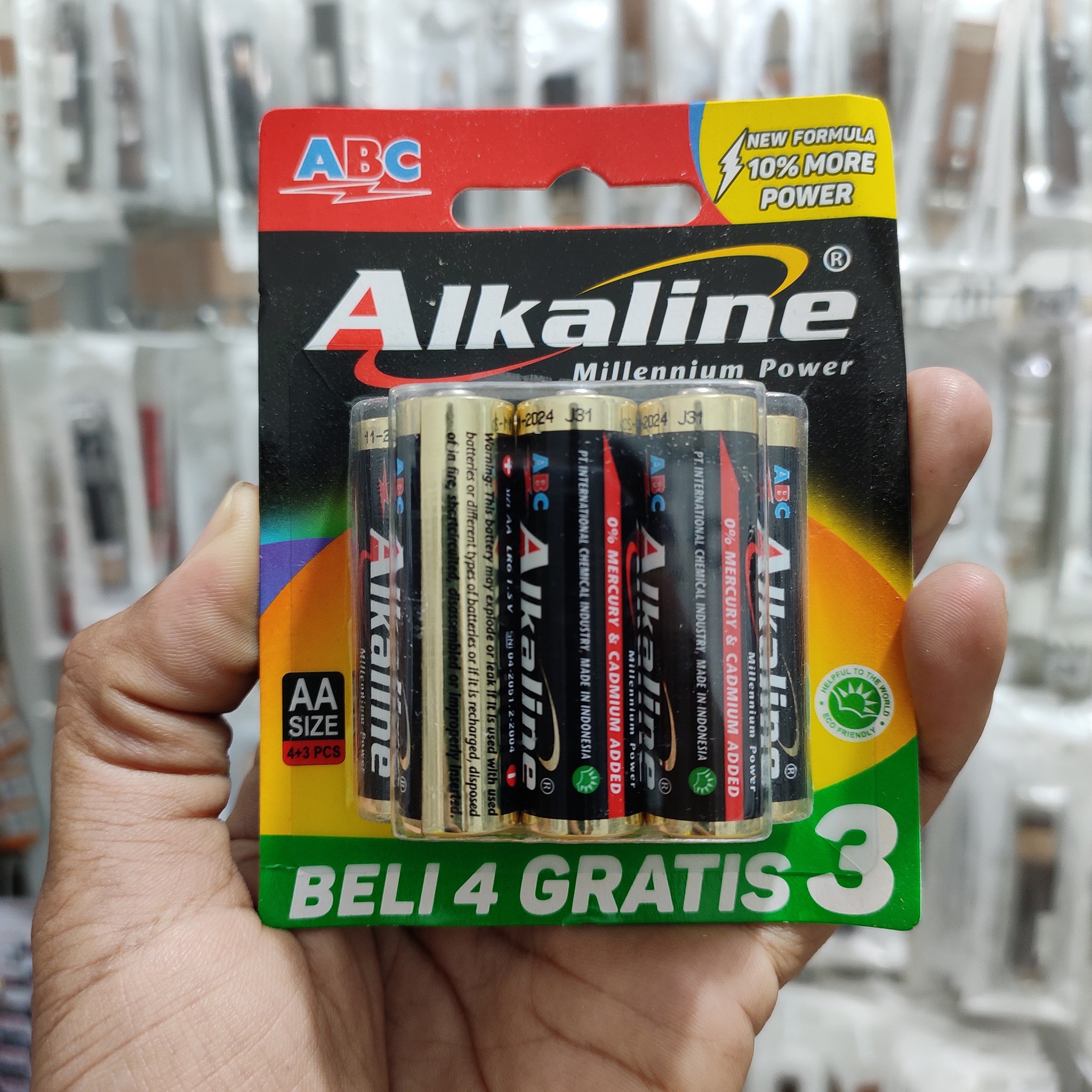 Baterai Abc Alkaline Aa A Isi Lazada Indonesia