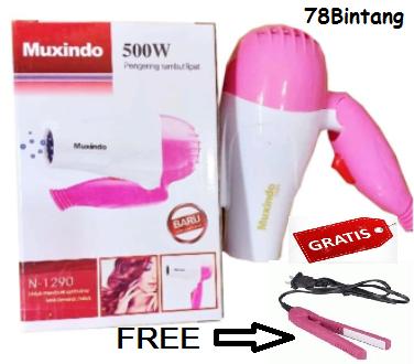 78Bintang Hair Dryer - Alat Pengering Rambut - Hairdryer Hair Dryer Muxindo Model lipat FREE CATOKAN MINI - Hair Dryer Mini - RANDOM