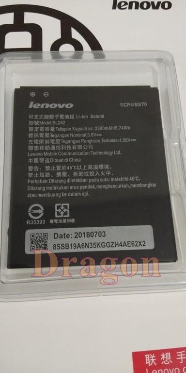 Lenovo A6600 Plus A6600 Bl242 100 Original Baterai Batre Batere Battery Battre Batrai Lazada Indonesia