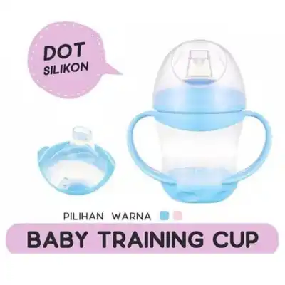 MMTOYS MB274 Botol Minum Bayi Silikon / Gelas Minum Anak Balita Mpasi BPA FREE / Training Cup Baby
