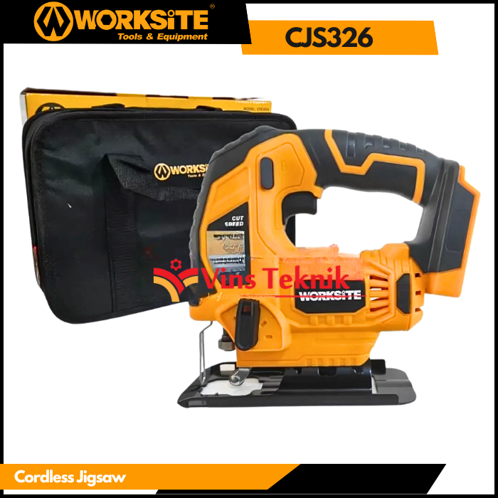 Mesin gergaji cordless jigsaw jig saw CJS 326 WORKSITE CJS326
