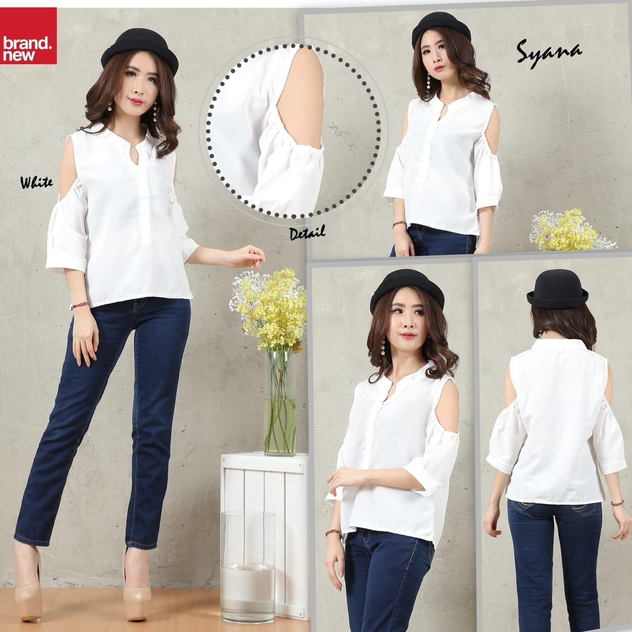 Xavier Blouse Wanita Cantik Blouse Syana / Baju Atasan Wanita / Baju Casual / Blouse Wanita / Kemeja Cewe / Kaos polos / kaos oblong / Fashion Korea / baju cewe model korea / Baju Hongkong / Baju Jalan / Baju Panjang / Tunik