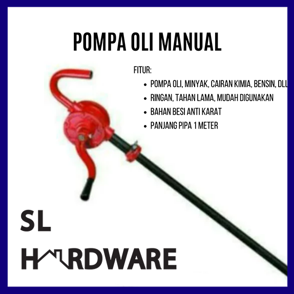 Pompa Minyak Manual Pompa Oli Manual Hand Oil Pump Pompa Drum Besi Lazada Indonesia 1438