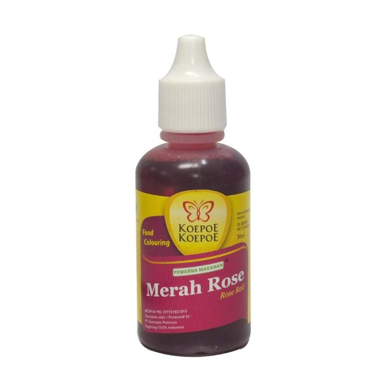 Koepoe Pewarna Makanan Merah Rose 30ml KoepoeKoepoe Food Colouring