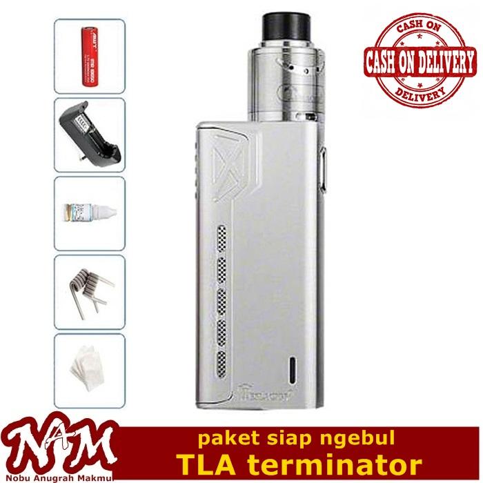 NAM - Paket Siap Ngebul Vape Murah TLA Terminator Rokok Elektrik Vape TLA + Free Baterai Kabel Data Coil Liquid Kapas NAM - Paket Siap Ngebul Vape Murah TLA Terminator Rokok Elektrik Vape TLA + Free Baterai Kabel Data Coil Liquid Kapas