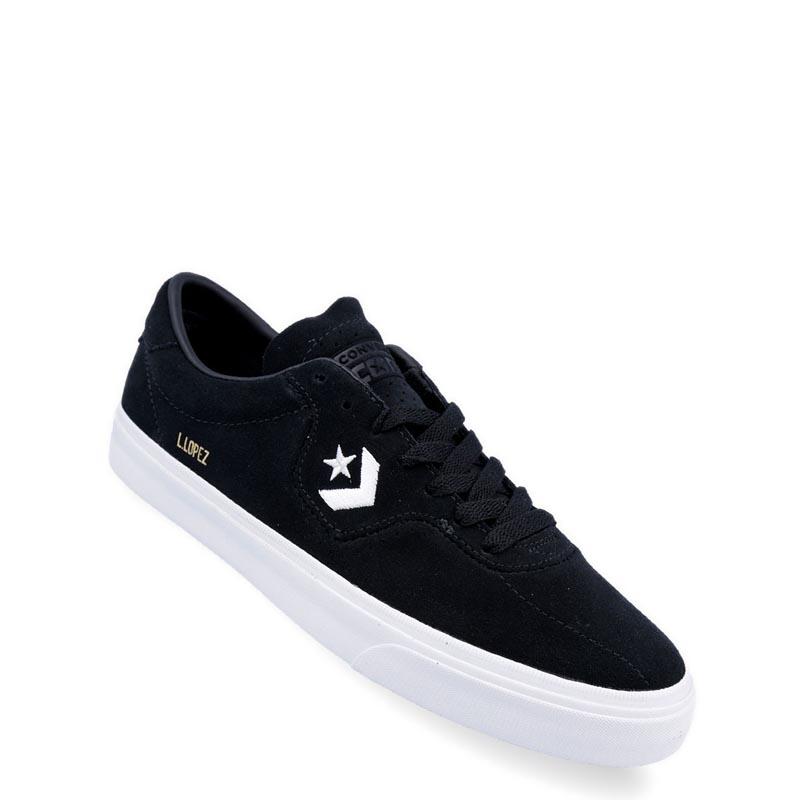 Converse X Louie Lopez Pro Low Top Sepatu Sneakers Pria - Hitam