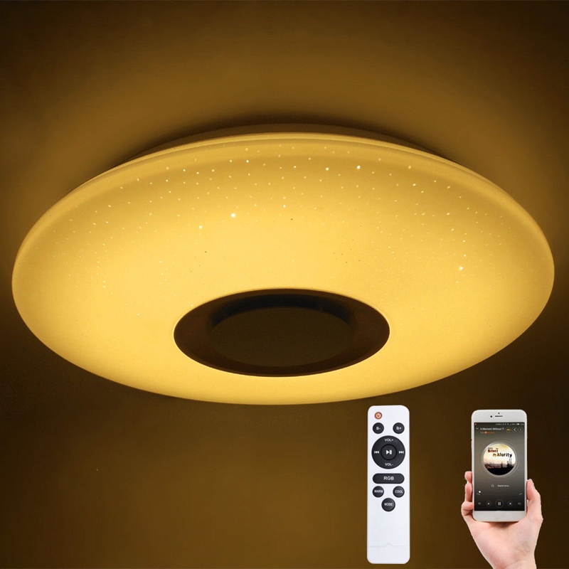 60w Rgb Flush Mount Round Starlight Led Ceiling Light Lamp With Bluetooth Speaker Dimmable Color Changing Fixture Work App Control Ac180 265v Lazada Ph - Round Led Ceiling Light Bulb Replacement 60w Rgb Flush Mount Round Starlight Led Ceiling Light Lamp With Bluetooth Speaker Dimmable Color Changing Fixture Work App Control Ac180 265v Lazada Ph - Round Led Ceiling Light Bulb Replacement