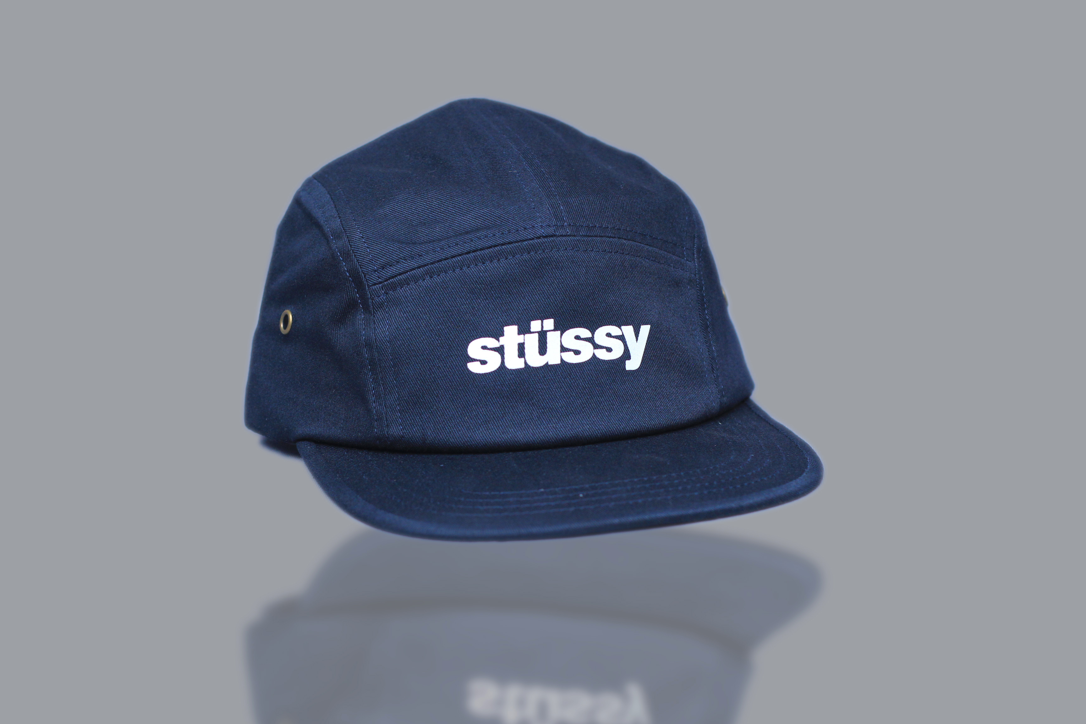 Topi Stussy Font 5 Panel Camp Cap 