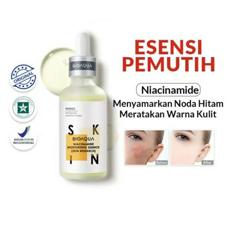 BPOM BIOAQUA Essence Moisturizing Serum 30ml Niacinamide/Hyaluronic