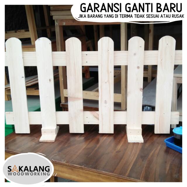 Pagar kayu jati belanda murah | Lazada Indonesia