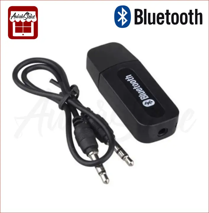 Wireless Bluetooth Receiver USB 3.5mm AUX Audio Stereo Music Home Car Adapter 