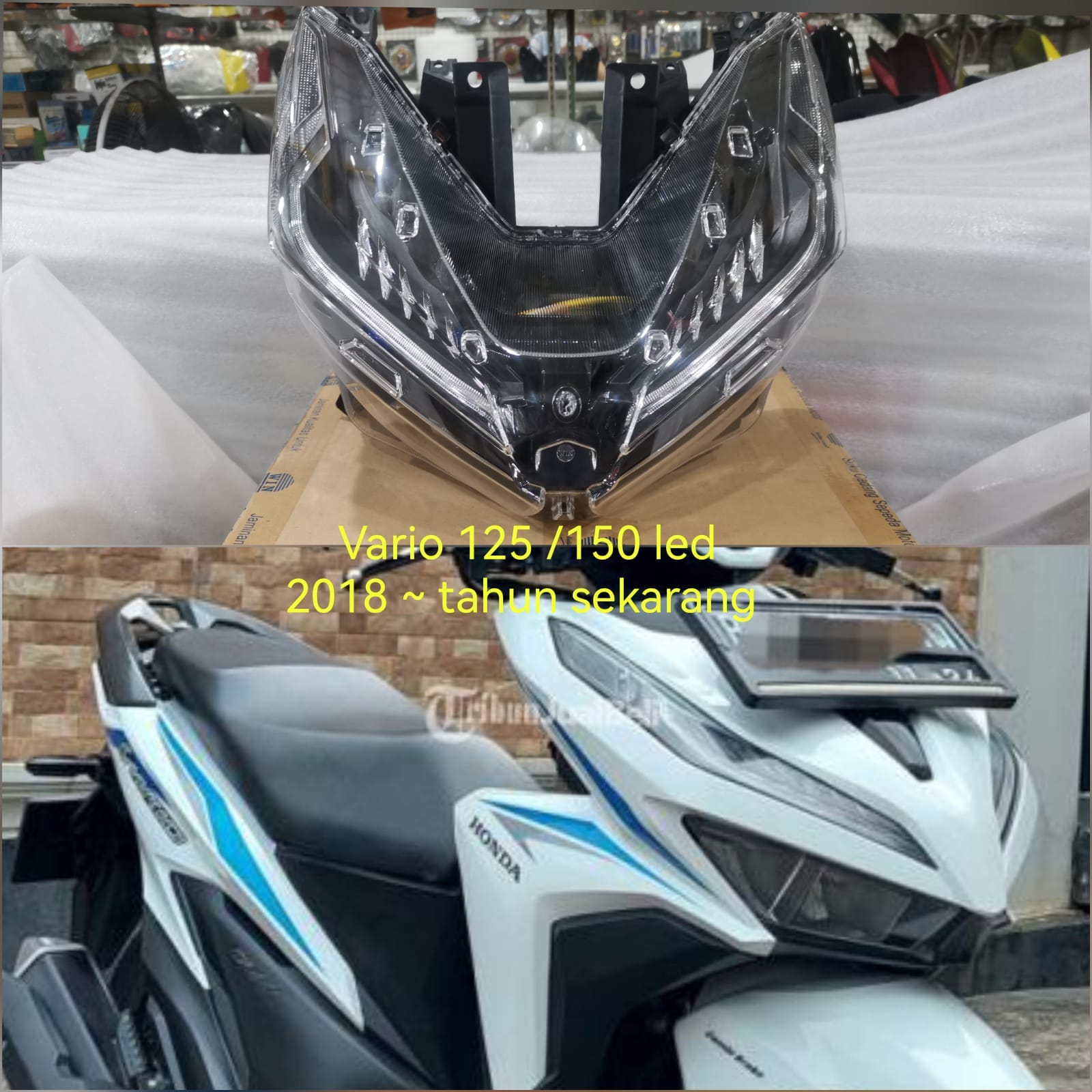 Reflektor Lampu Depan Headlamp Vario 125 150 led esp new 2015 2016 2017