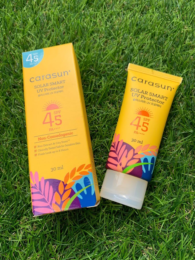 CARASUN Solar Smart UV Protector SPF 45 PA+++ 30ml BPOM / SUNSCREEN ...