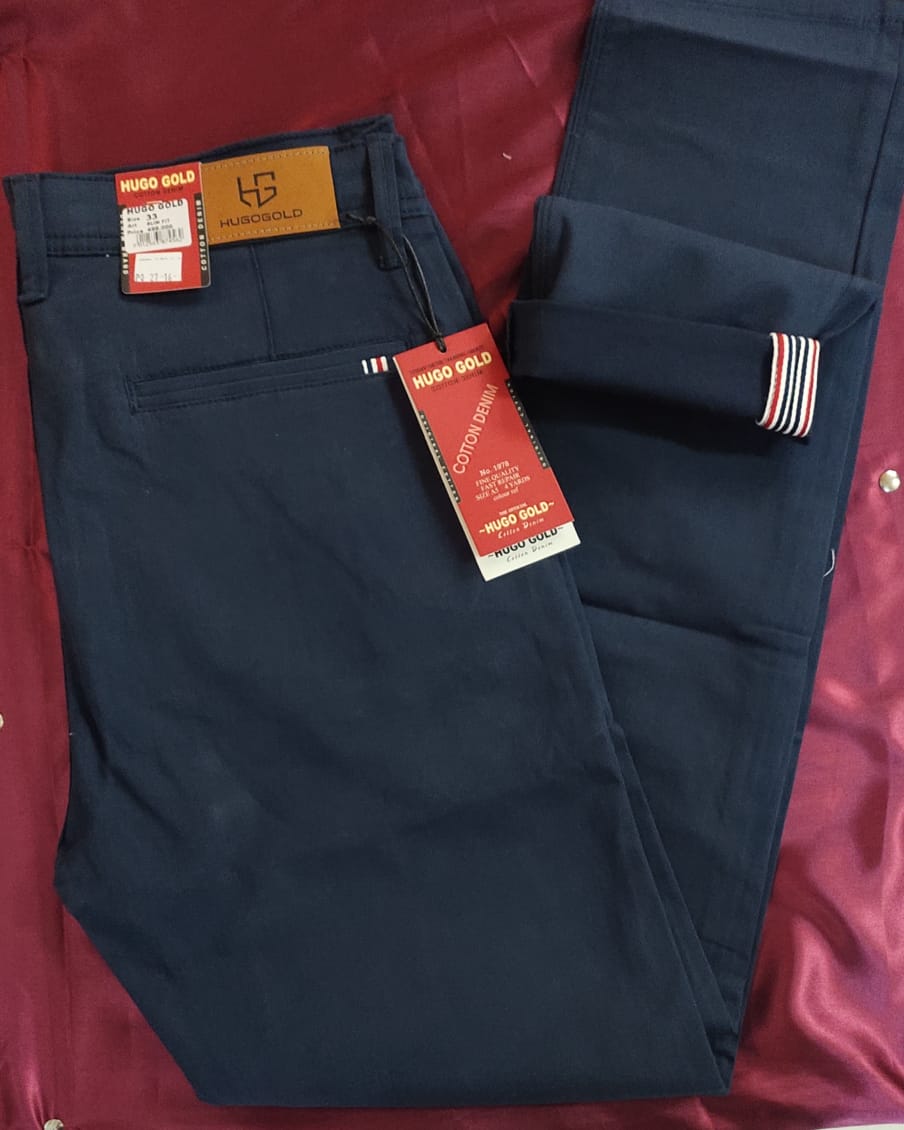 CELANA CHINOS HUGO GOLD PANJANG FASHION 