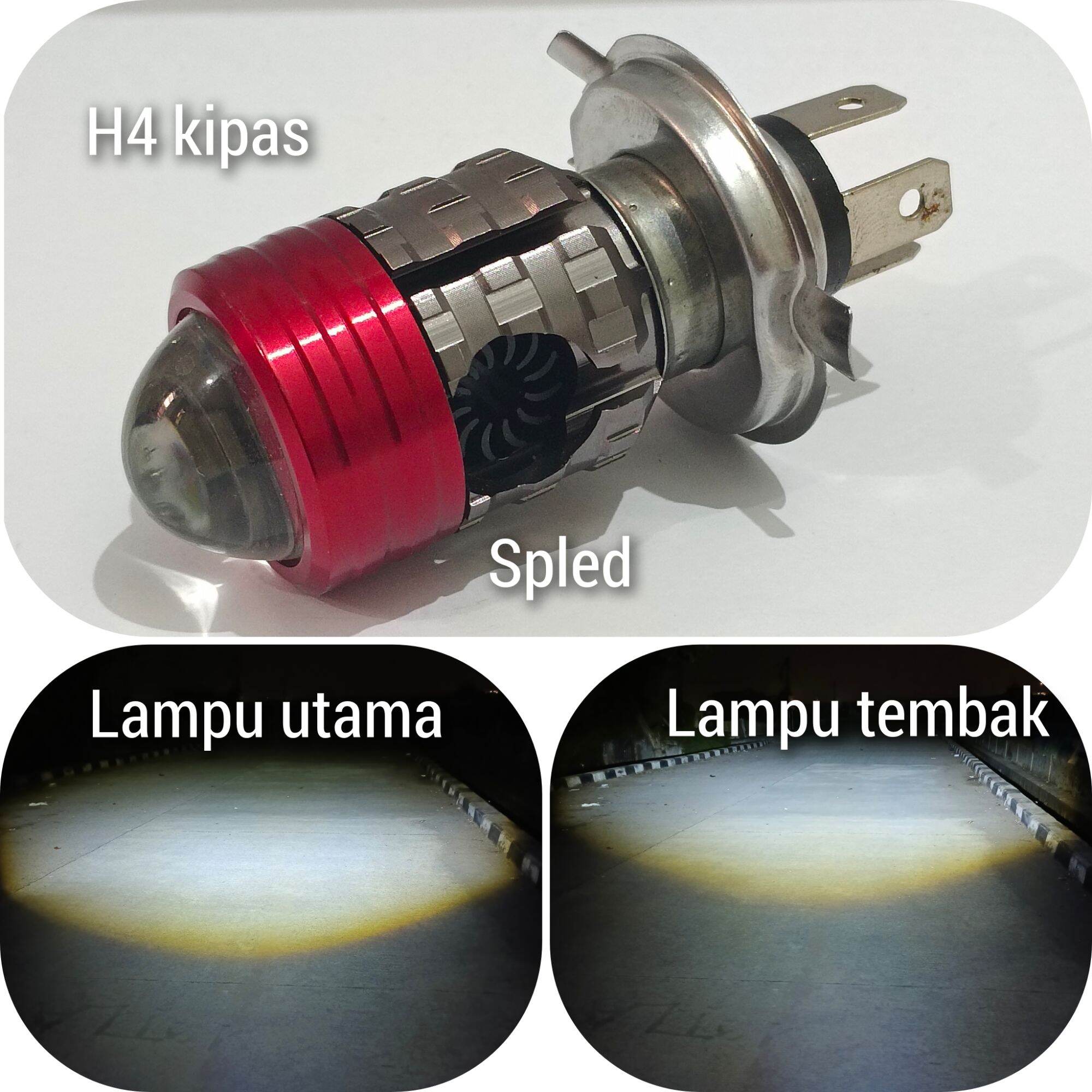 Lampu utama Led IBRIGHT Laser Kipas H4 Projector Premium Super terang