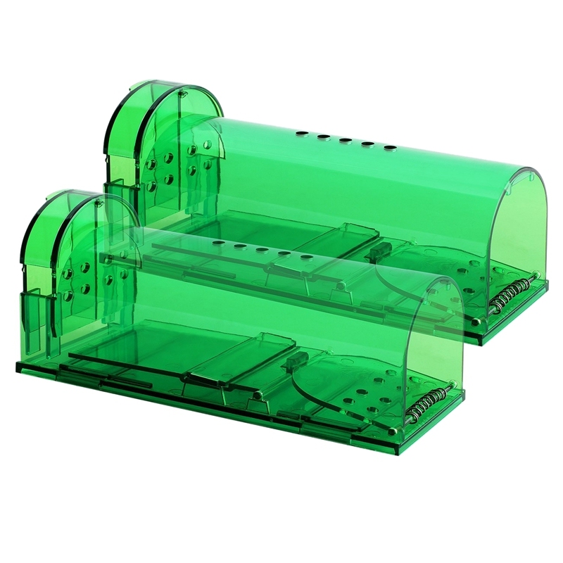 Humane Smart Mouse Trap-2 Pack No Kill, Live Catch and Release Mouse Traps-Safe Around Kids & Pets-Works for Mice, Rats and Other Small Rodents Singapore