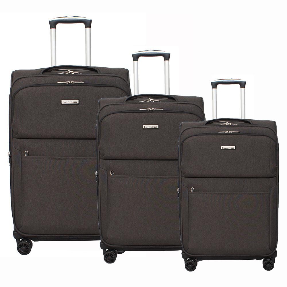 ... Luminox Tas Koper Set Softcase Resleting Anti Tusuk 4 Roda Putar Kunci TSA GGCG