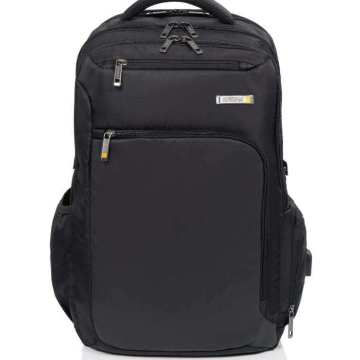 Jual American Tourister Black Backpack 