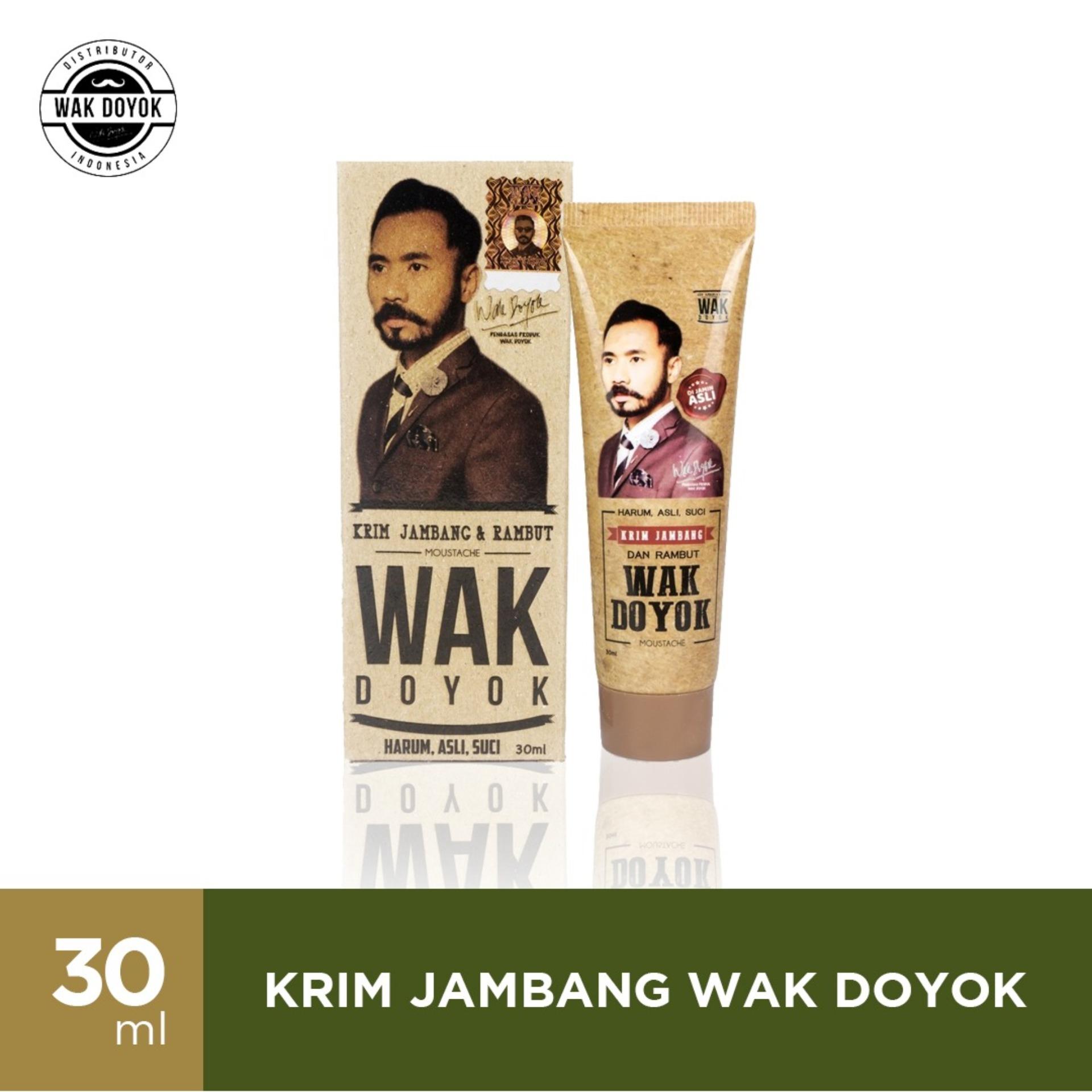 Promo Ramadhan Wak Doyok Cream 30ml Original - Wakdoyok Krim Penumbuh Jambang, Rambut Dan Alis By Wak Doyok Indonesia.