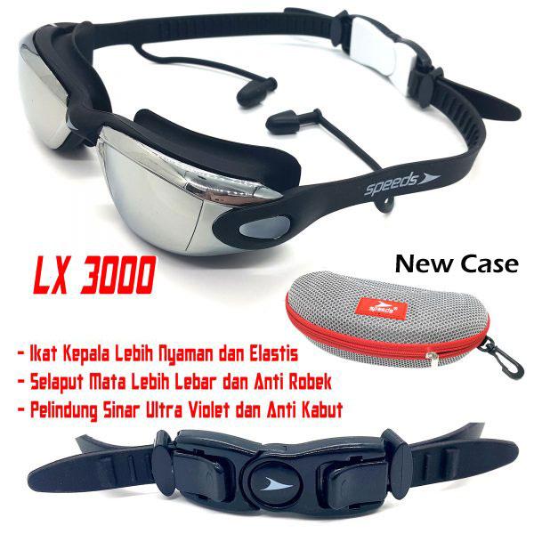 Kacamata Renang SPEEDS LX3000 Anti Fog dan UV Protection