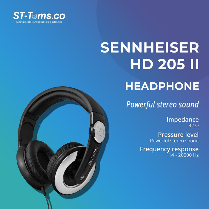 Sennheiser Hd 205 / Hd205 Ii - Black 