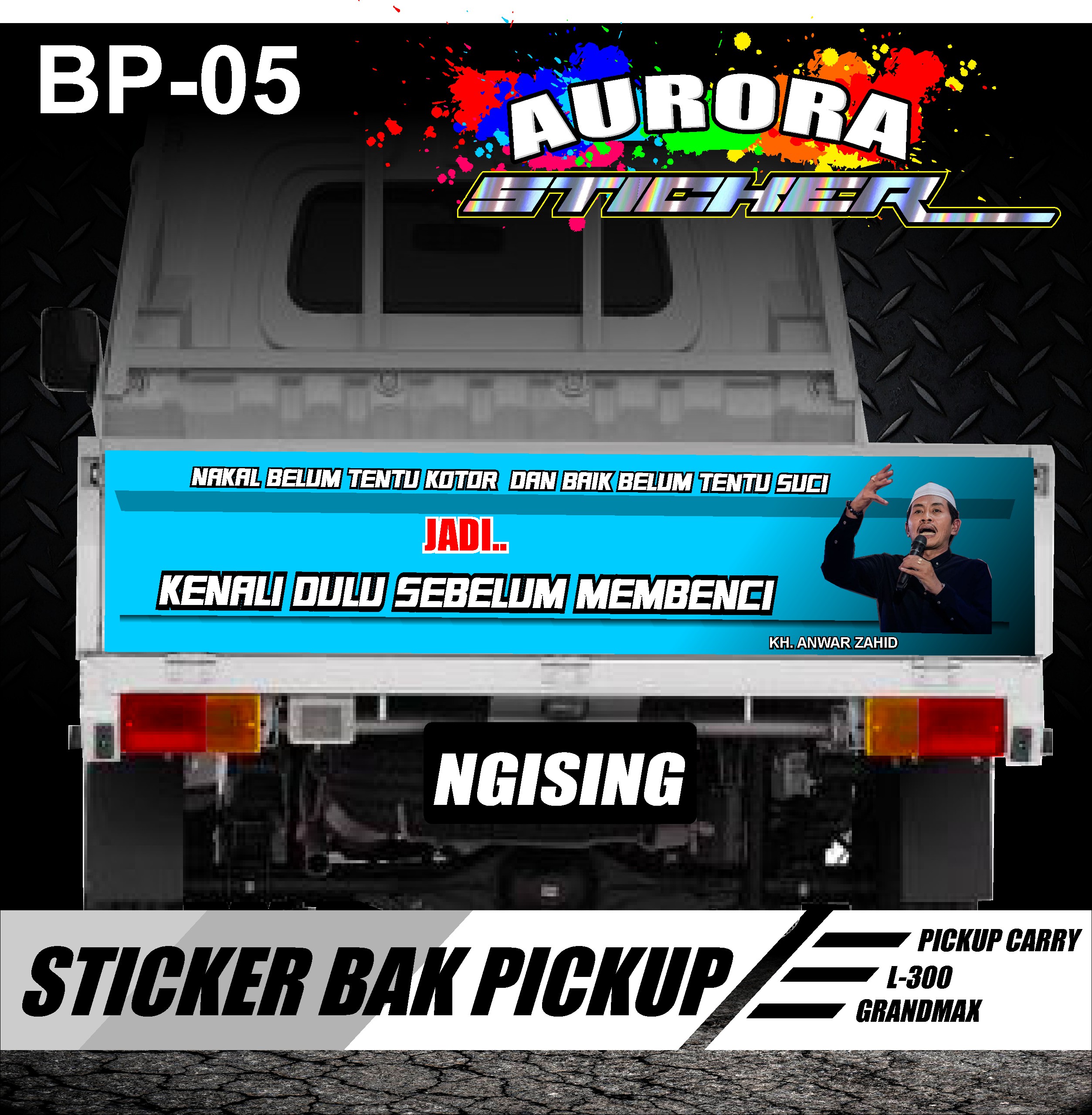 COD Sticker Decal Pintu Belakang Pick Up sticker pintu sticker l300