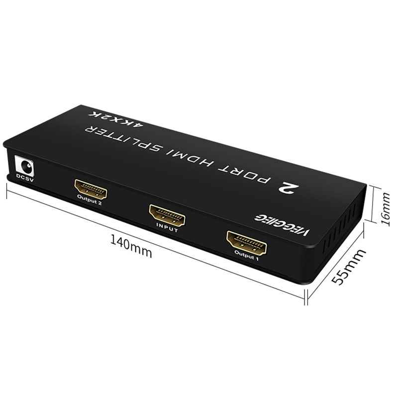 Bảng giá VEGGIEG 1 in 2 Out HDMI Splitter 4Kx2K HDCP HDMI Mini Video Splitter for TV IPTV PS4 Notebook Switch Splitter Phong Vũ