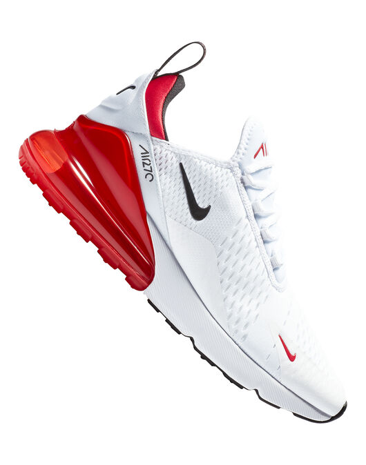 red and white nike 270s