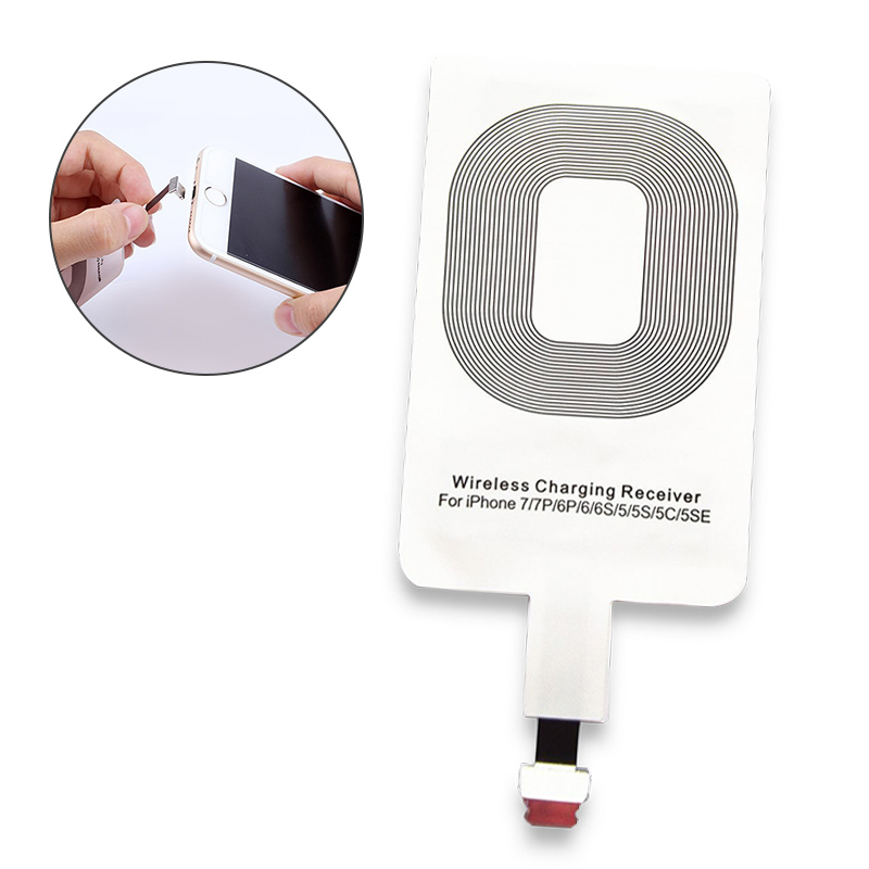 Qi Wireless Charging Receiver Sleek Efficient IPhone Charger Incredible Wireless Charger For IPhone 6 IPhone 6 6s 5 5s Reliable#1x Wireless Charger Receiver