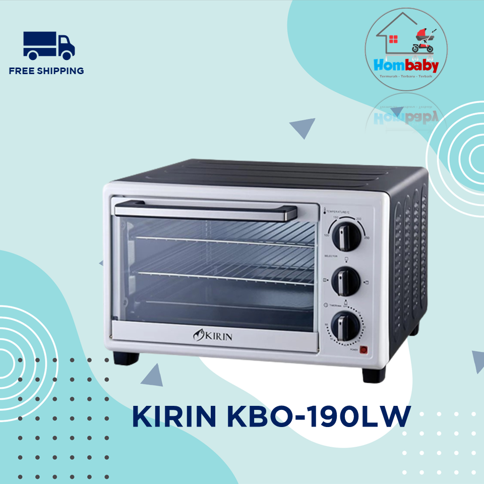 Oven Listrik Kirin KBO190LW Beauty Oven Listrik Low Watt Kapasitas 19
