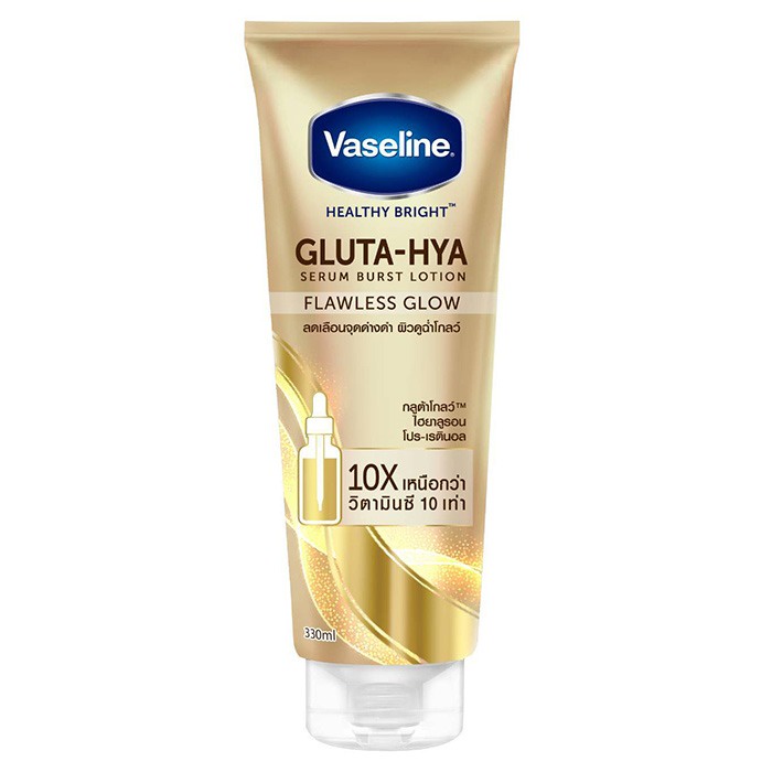 Vaseline Healthy Bright Gluta Hya Serum Burst Uv Lotion Flawless Bright