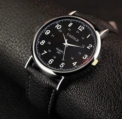 Yazole Quartz Men's Designer Watch - Jam Tangan Analog Pria - Hitam(Q7L4) Jam tangan pria analog dan digital Jam tangan multi fungsi Jam tangan pria terbaru 2021 R2I4 Jam pria analog elegan Jam tangan pria analog murah Jam tangan pria keren Jam tangan pri