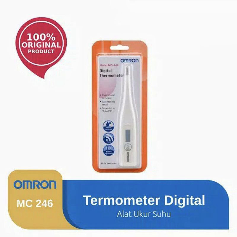 Termometer Digital Omron MC246 / Thermometer Axilla Ketiak / Alat Cek