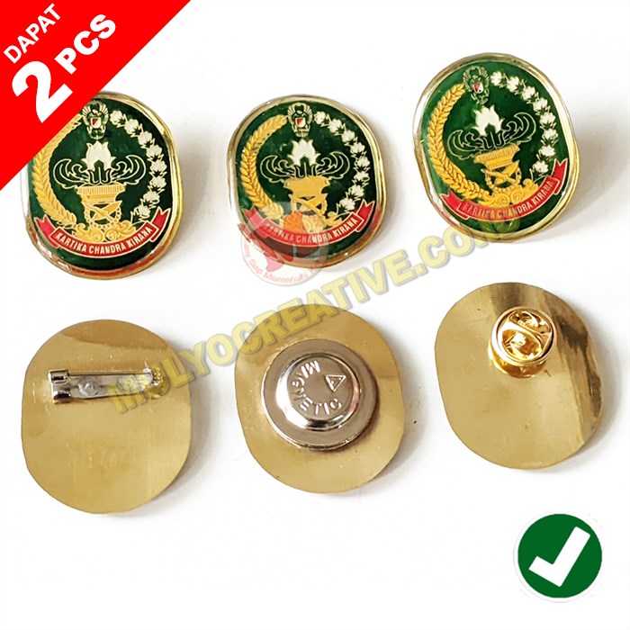 Pin Persit Pin Bross Logo Persit Kartika Chandra Kirana Lapis Fiber /2pcs | Lazada ...