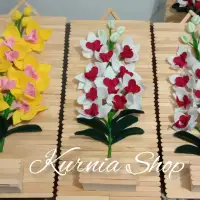 Kurnia Shop Hiasan Dinding Bunga Anggrek Bulan Dari Kain Flanel Stik Es Krim Untuk Dekorasi Ruangan Lazada Indonesia