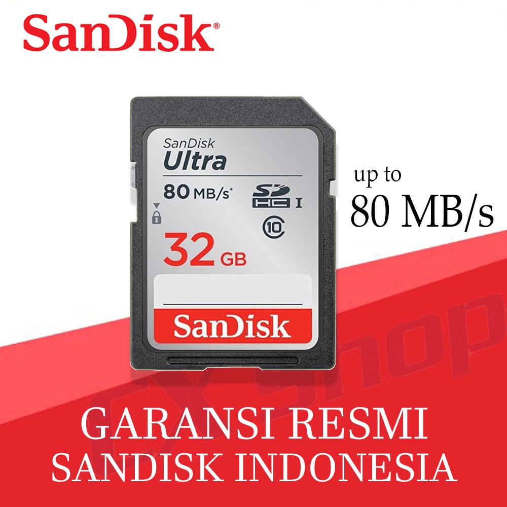 Sandisk Ultra Sdhc Uhs 1 Class 10 Memory Card 32 Gb48 Mbps