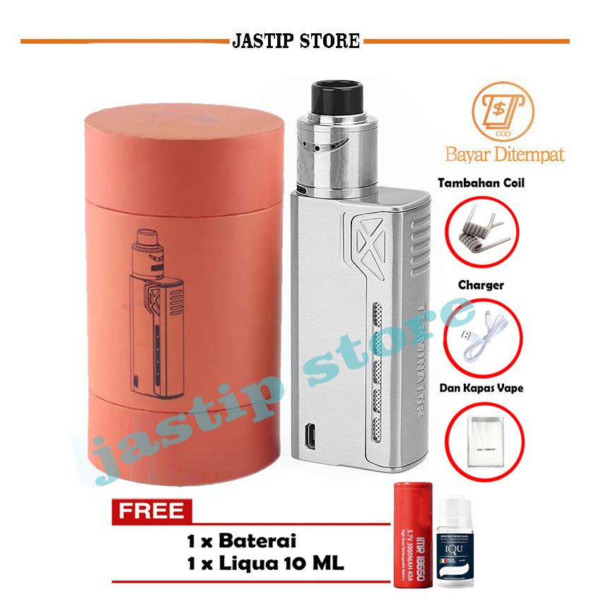 JS - Vape Murah Paket Siap Ngebul TLA Terminator Rokok Elektrik Vape TLA + Free Baterai Coil Liquid Kapas - Vape Termurah JS - Vape Murah Paket Siap Ngebul TLA Terminator Rokok Elektrik Vape TLA + Free Baterai Coil Liquid Kapas - Vape Termurah
