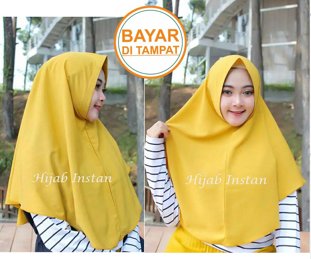Jilbab / Hijab SIMPLE NONPET instan - Kerudung Simpel Non Pet