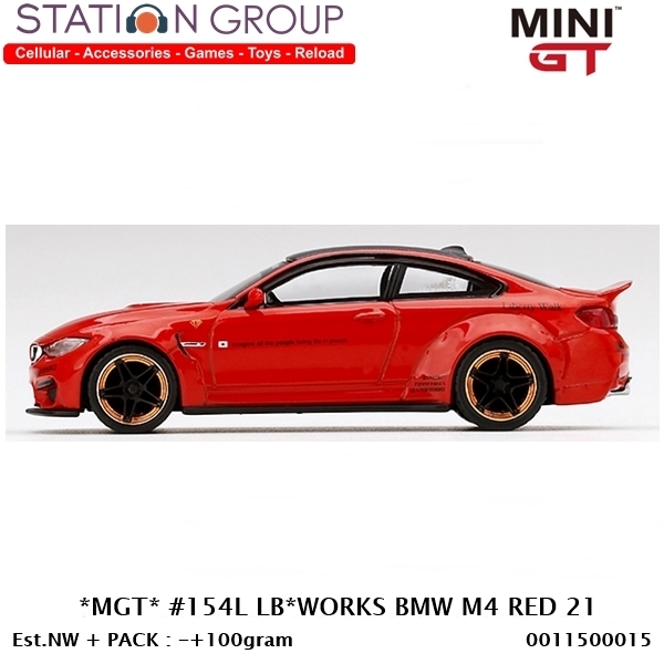 MINI GT #154L LIBERTY WORKS BMW M4 RED 1-64 - DIECAST | Lazada