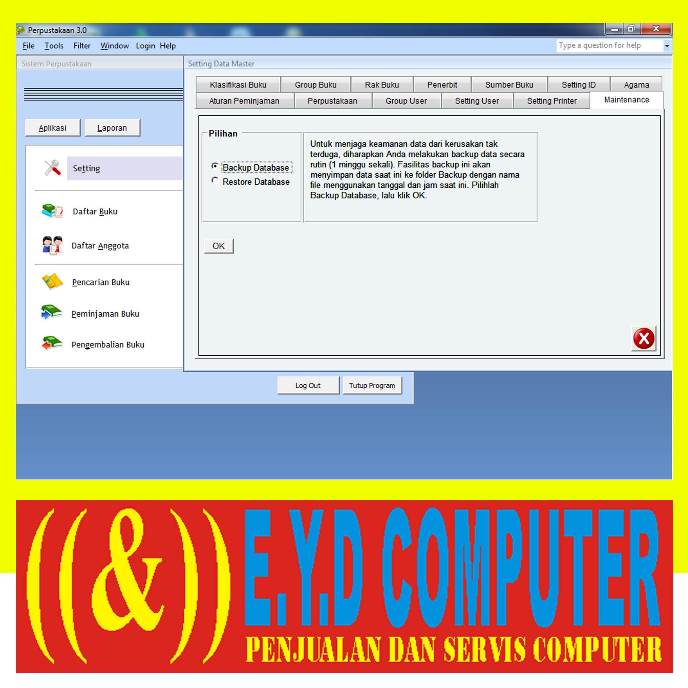 aplikasi perpustakaan dengan access 2007 aplikasi perpustakaan dengan access 2007