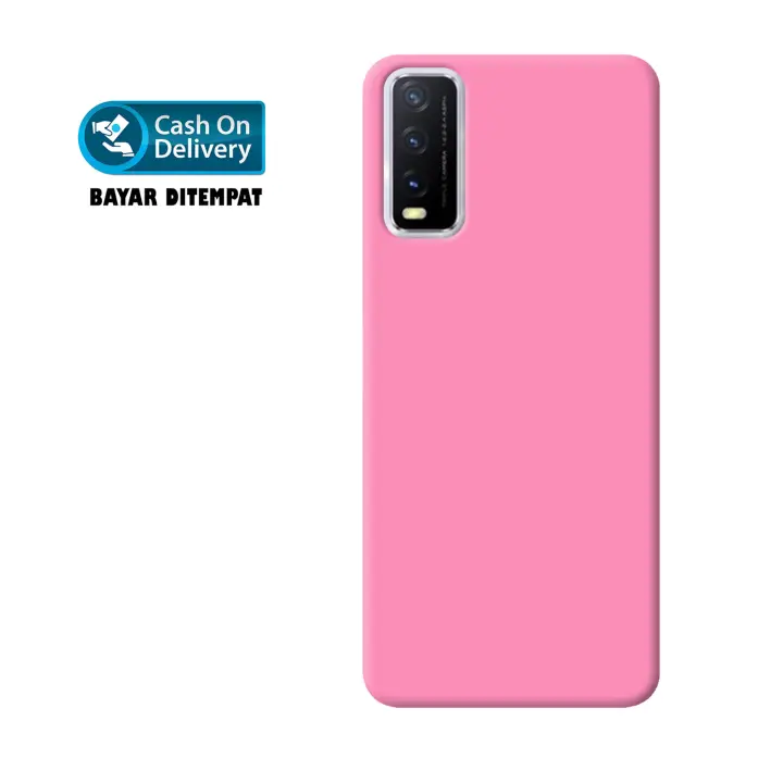 Case Vivo Y20s Candy Case Case Permen Case Warna Biru Maroon Kuning Pink Hijau Case Warna