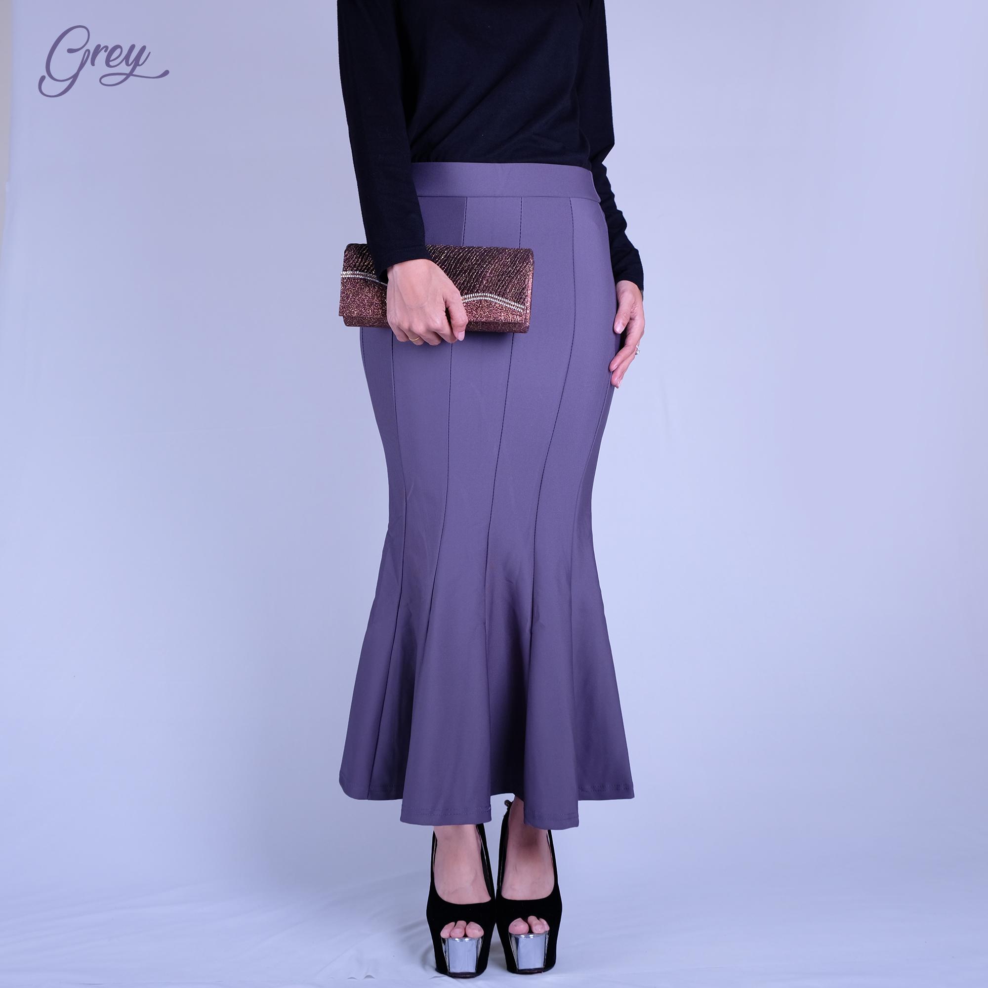 HaymeeStore Rok Mermaid Duyung Bawahan Muslim Premium Duyung Formal Look Skirt Scuba Import