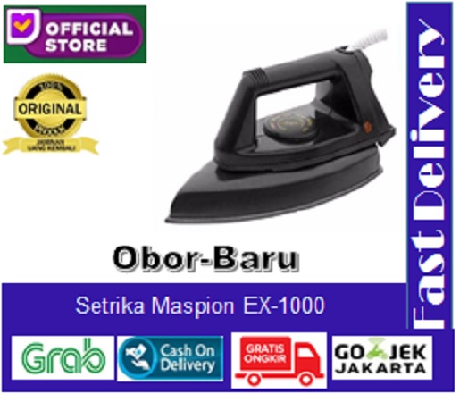 Maspion Setrika Listrik Ex1000 Hitam Lazada Indonesia