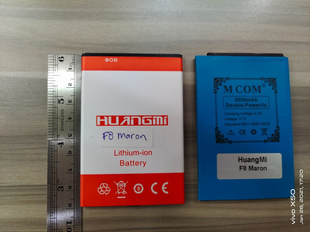Battery Batre Baterai Double Power Mcom Huang Mi Huangmi F8 Maron Lazada Indonesia