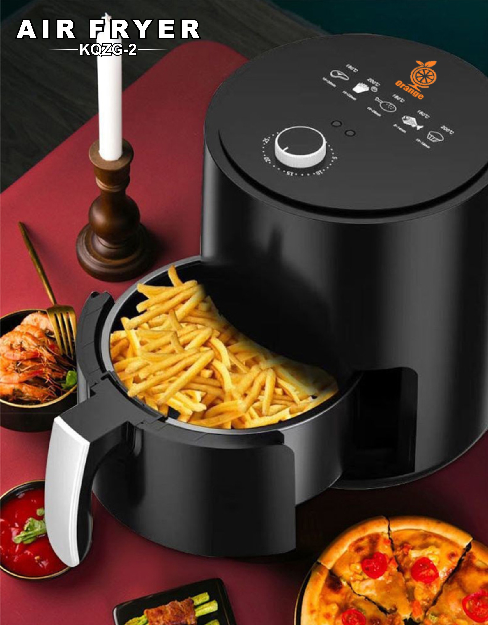 Air Fryer low watt ADF-24A air fryer advance Mesin Penggoreng Tanpa