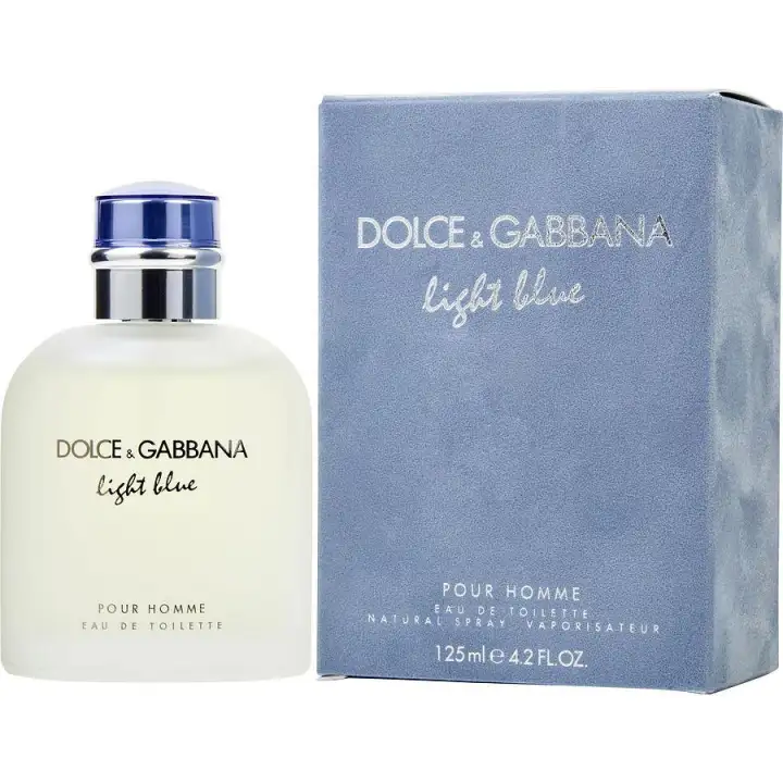 dolce gabbana light blue mens gift set
