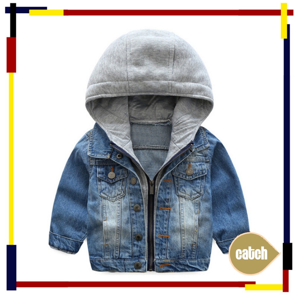 denim jacket hoodie men